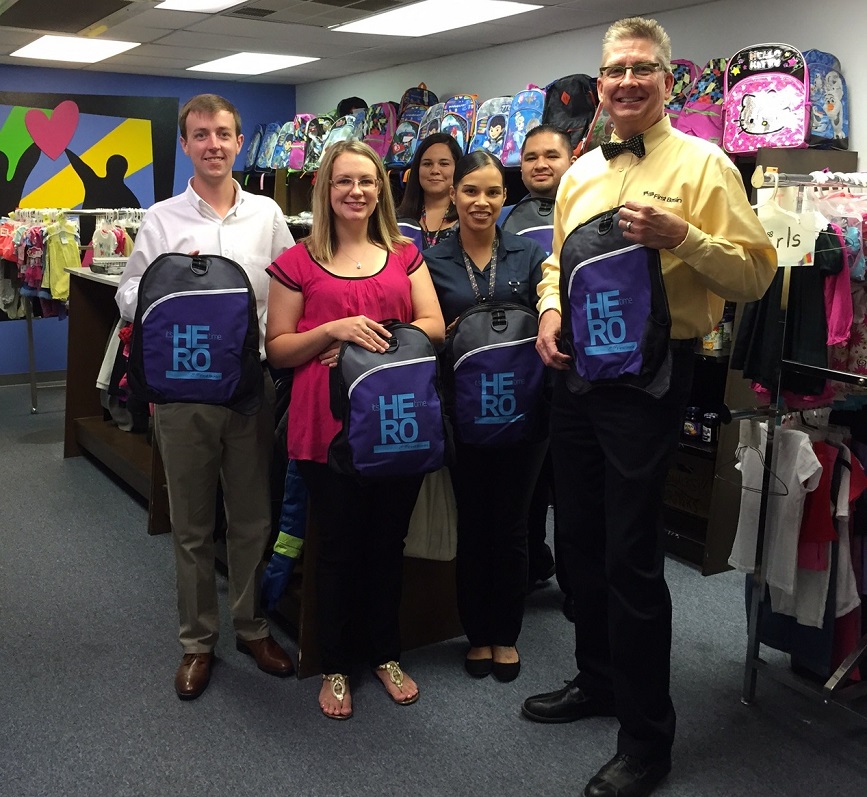 First Basin Credit Union Partners with Rainbow Room for School Supply Drive